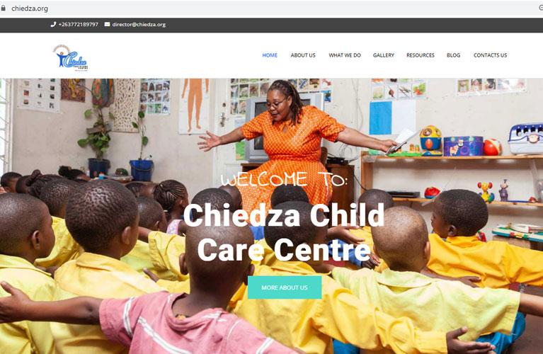 Chiedza Child Care Centre Site Redesign
